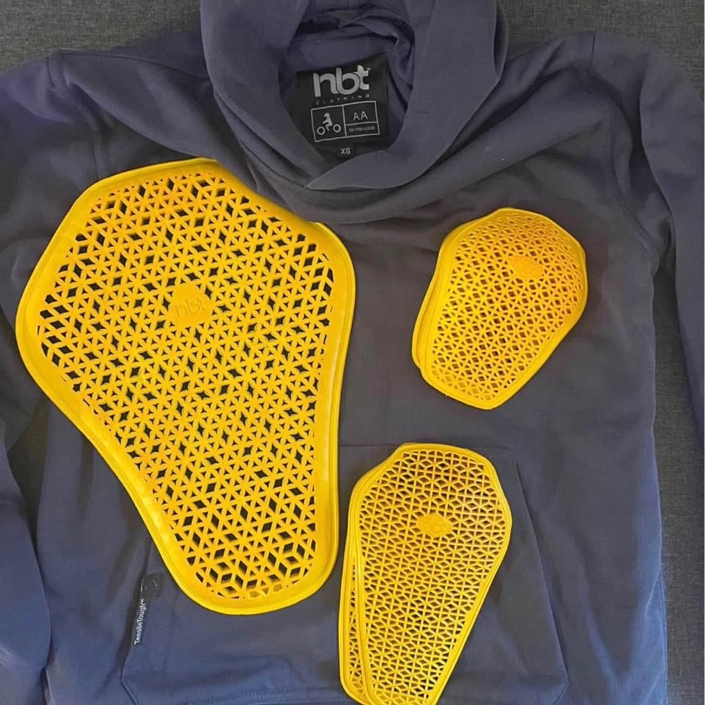NBT hoodie with Protective Pads- new